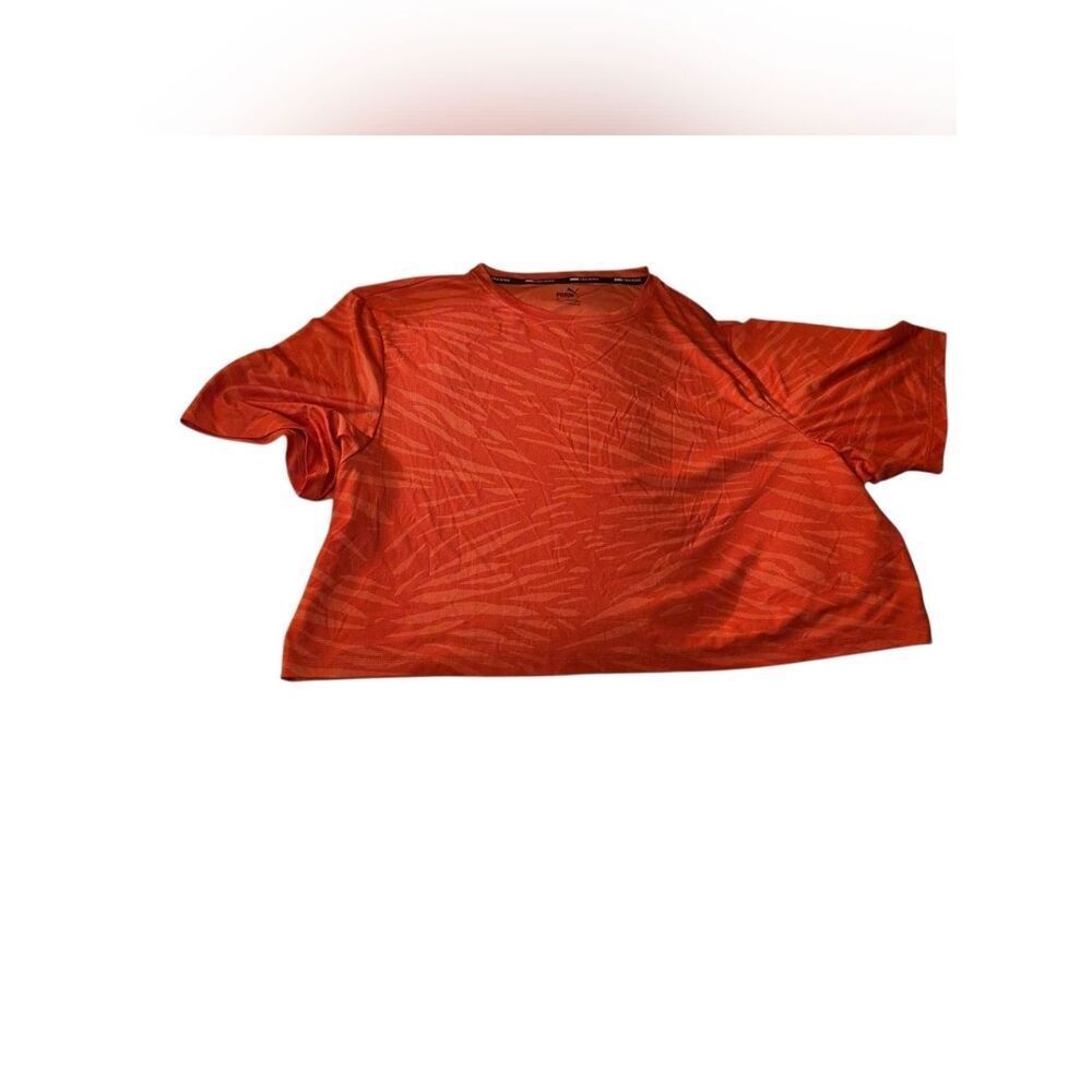 Puma Women's Bright Orange Short Sleeve Crewneck Tee (306)